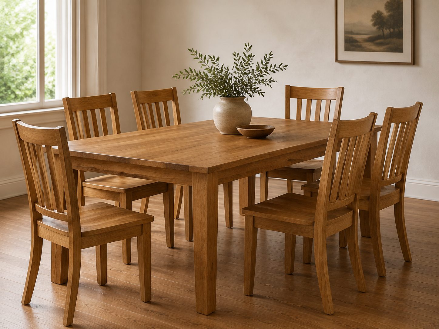 Oak Emporium solid wood dining room collection